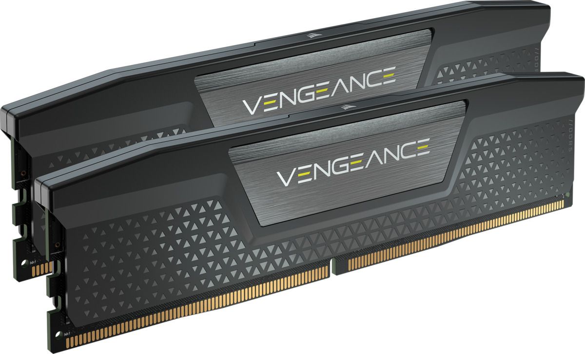 CORSAIR VENGEANCE 32GB 2x16GB DDR5 6800MT/s DIMM Unbuffered 40-50-50-110 Std PMIC XMP 3.0 Black Heatspreader Black PCB 1.4V